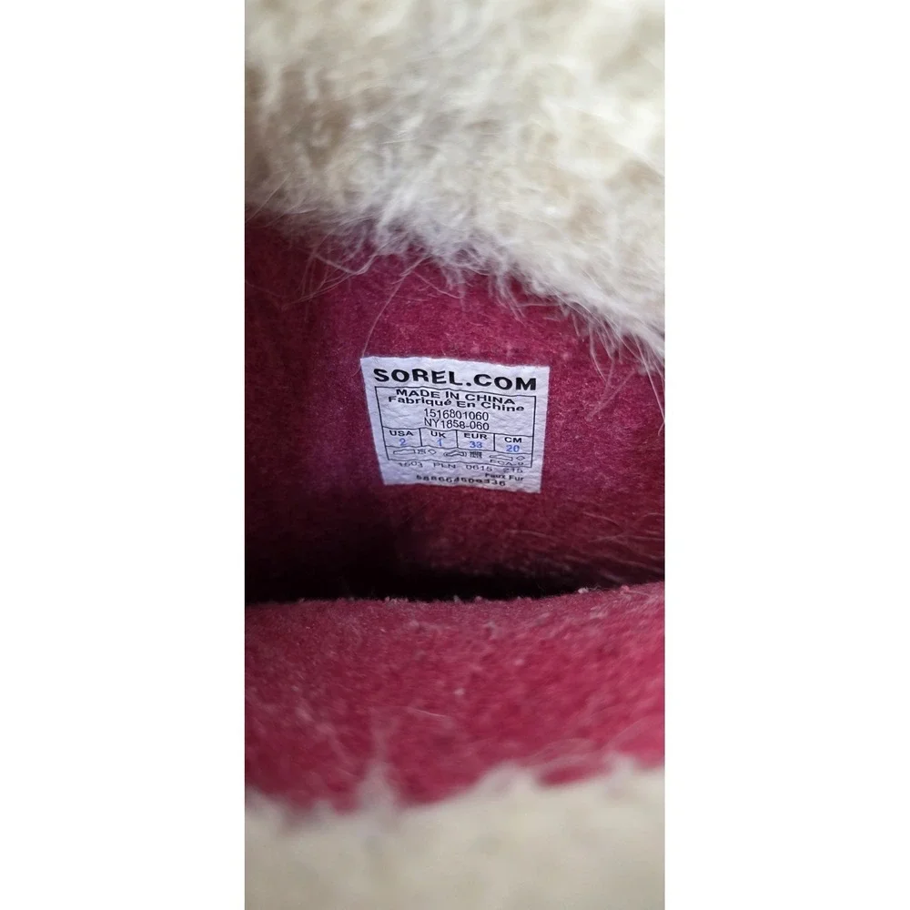 Sorel Boots 2 Gray Pink Joan of Arctic Duck Winter Snow‎ Waterproof Insulated